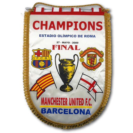 Finale de la Ligue des champions - FC Barcelone contre Manchester United - 2009 - Pennant